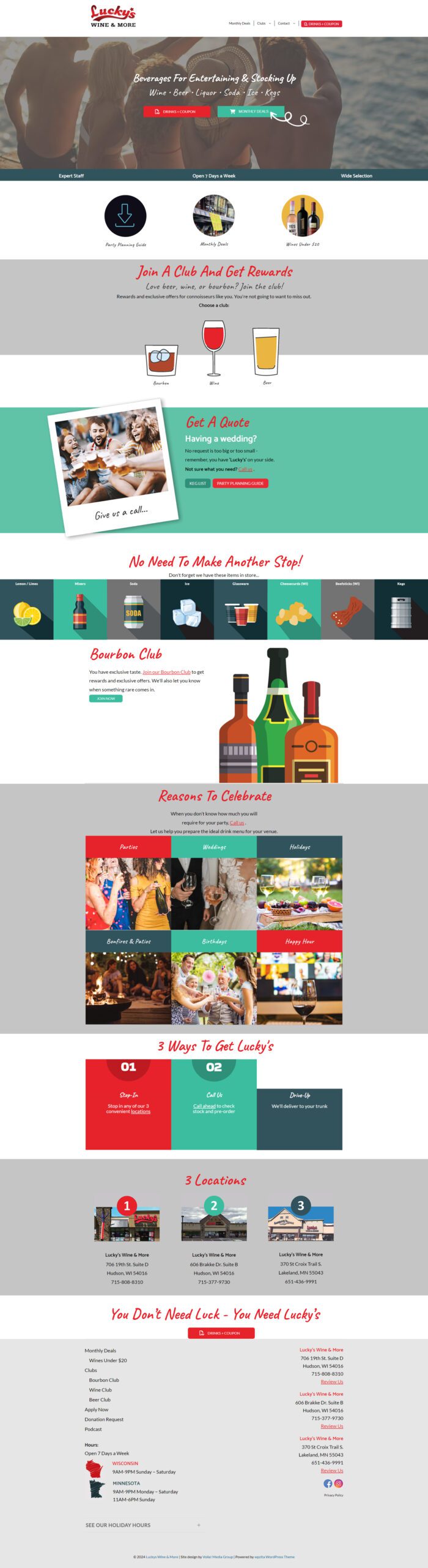 luckyswineandmorewebsite