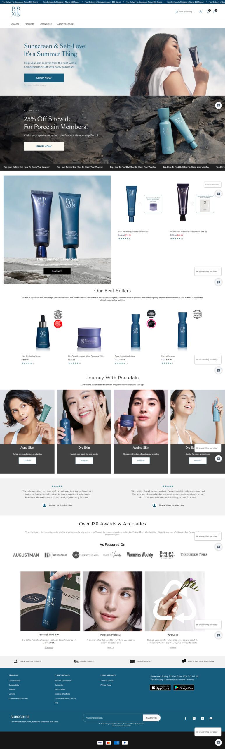 porcelainskin-website